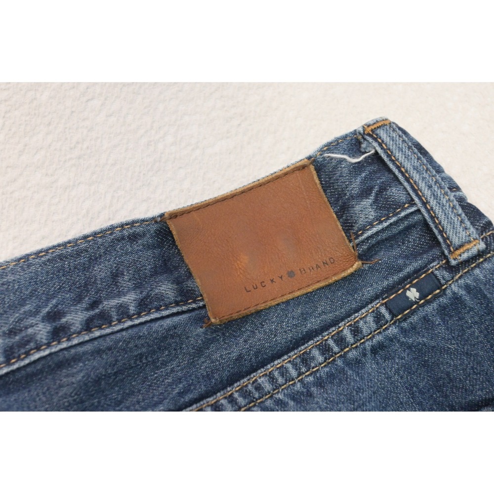 Lucky Brand 363 Vintage Straight Jeans Mens 40x32 Blue‎ Denim Classic Rugged